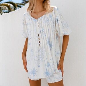 Sabo Skirt Santorini Top